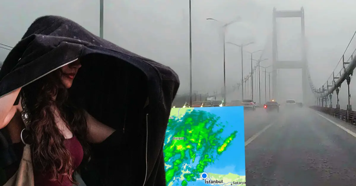 İstanbul için sel ve dolu alarmı. Balkanlardan giriş yaptı, megakent için için saat verildi