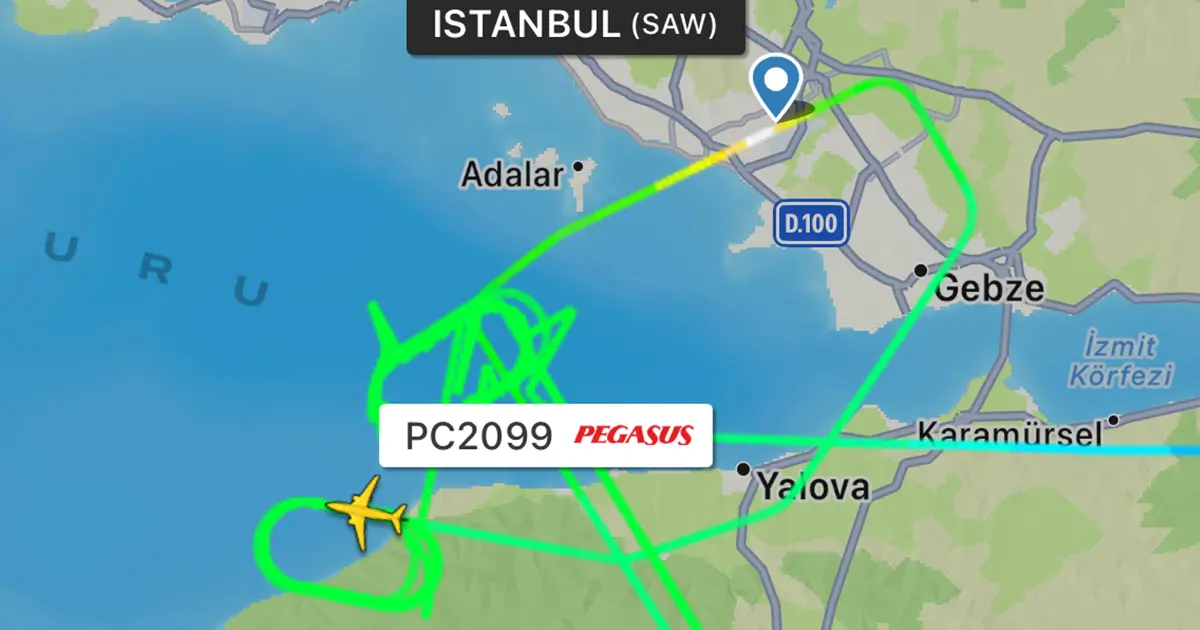 İstanbul'a iniş yapamadılar! Uçaklar Marmara üzerinde tur attı, 24'ü yakıt kritiğine girdi