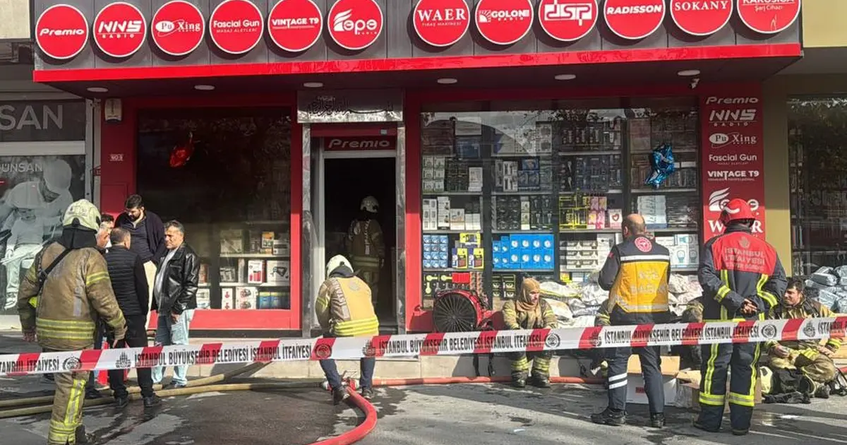 İSTOÇ Ticaret Merkezi'nde yangın paniği