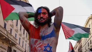 İtalya'da "Filistin" yürüyüşü 