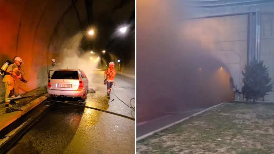 İzmir'de tünelde yangın paniği
