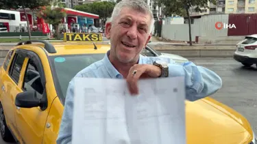 Taksimetre 920 lira yazdı, müşterisi servet gönderdi