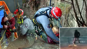 İzmir'de şiddetli sağanak. Sular bir anda yükseldi, derede mahsur kaldı