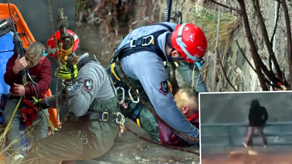 İzmir'de şiddetli sağanak. Sular bir anda yükseldi, derede mahsur kaldı