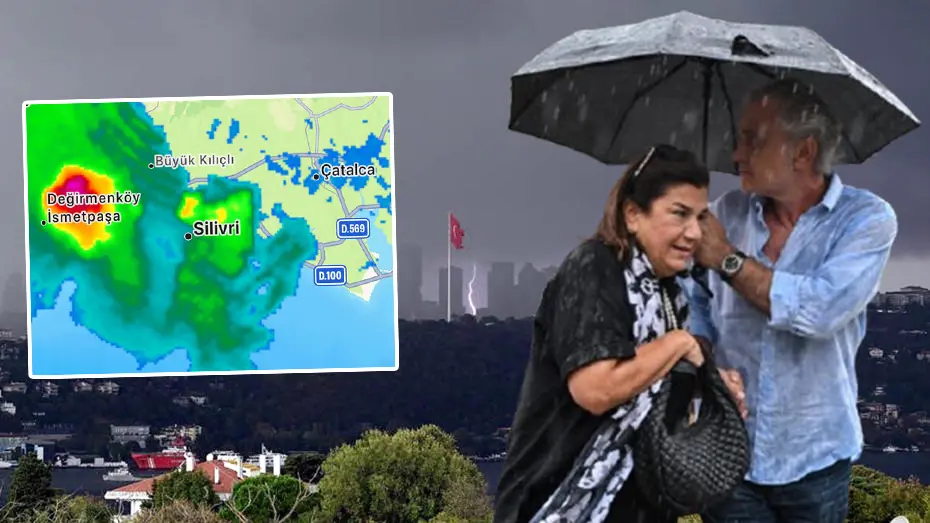 Kırmızı kütle İstanbul'a ilerliyor: AKOM'dan dört ilçe için son dakika uyarısı