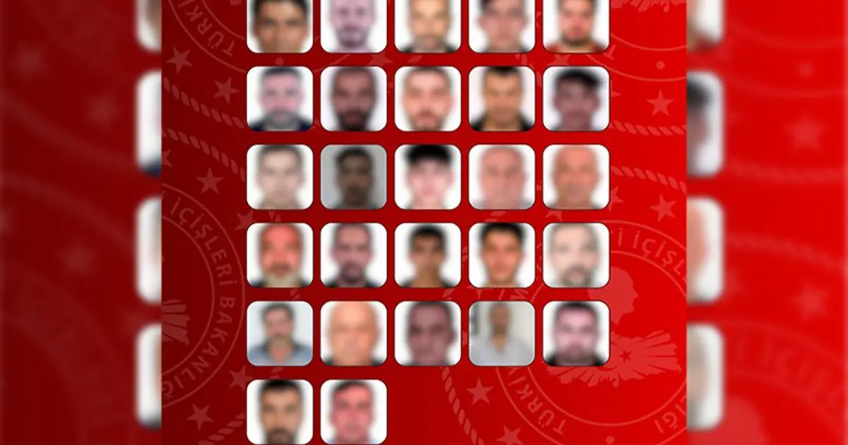 Yurt dışına kaçan 65 firari Türkiye'ye getirildi
