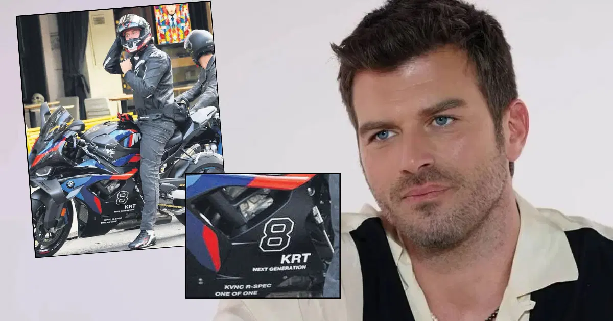Dünyada sadece bir tane. Kıvanç Tatlıtuğ'un yeni motosikleti tam 4 milyon TL