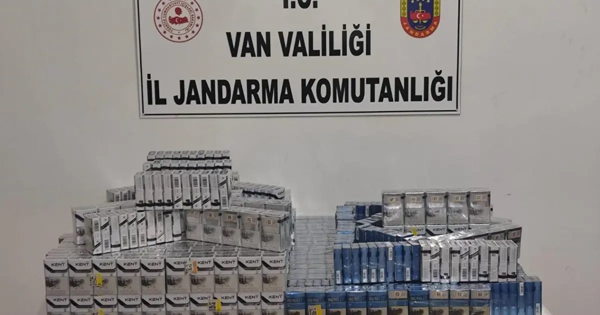 Van'da kaçak sigara operasyonu...  Binlerce paket ele geçirildi