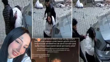 "Polis çağırın" diye feryat etti. Eşini sokak ortasında dövüp başına silah dayadı