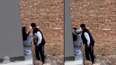 Adana'da tartıştığı kadının saçını çekip çantayla dövdü!