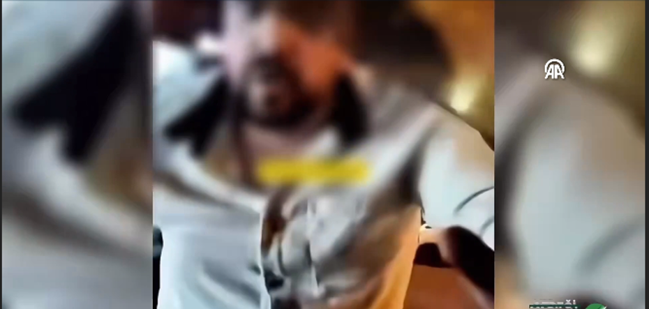 Kafa atarak arabanın camını kıran saldırgan gözaltında