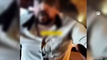 Kafa atarak arabanın camını kıran saldırgan gözaltında