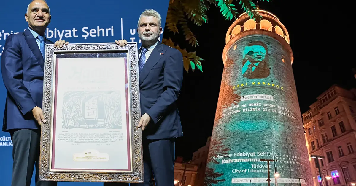 Kahramanmaraş, UNESCO Edebiyat Şehri Unvanını Aldı