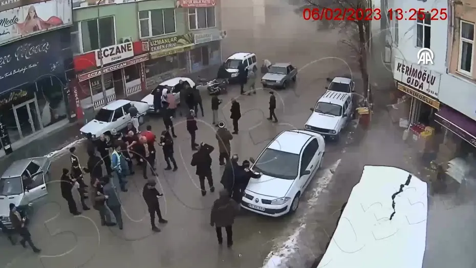 6 Şubat depreminin yeni görüntüleri ortaya çıktı: Saniyeler içinde yerle bir oldu