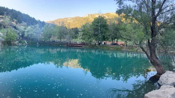Renginin sırrı çözülemiyor. Kahramanmaraş'ın saklı cenneti "Yeşilgöz"