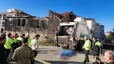 Sinop Belediyesi'nin temizlik kamyonu yaşlı kadını ezdi