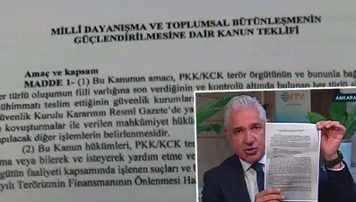 Süreç yasası teklifi tamamlandı. İşte madde madde kanun teklifi ve gerekçelerinin tam metni