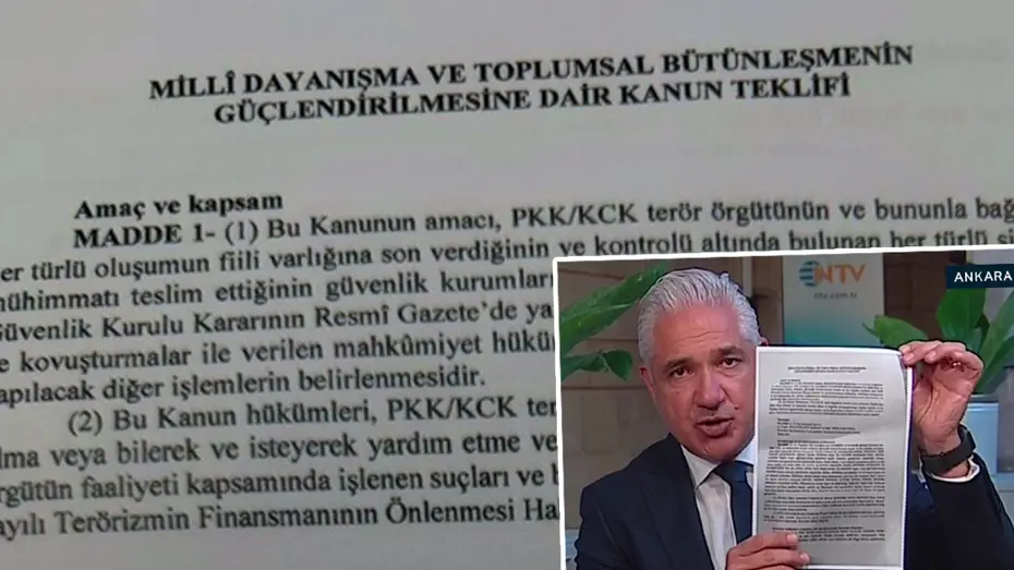 Süreç yasası teklifi tamamlandı. İşte madde madde kanun teklifi ve gerekçelerinin tam metni