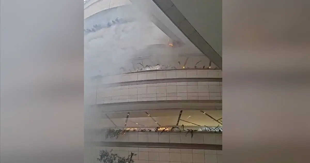 Kanyon AVM'de yangın çıktı