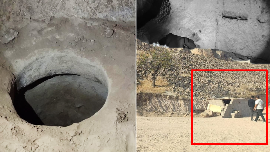 Yer altı şehri keşfettiler, Kapadokya'daki gizli tünelde yakalandılar 