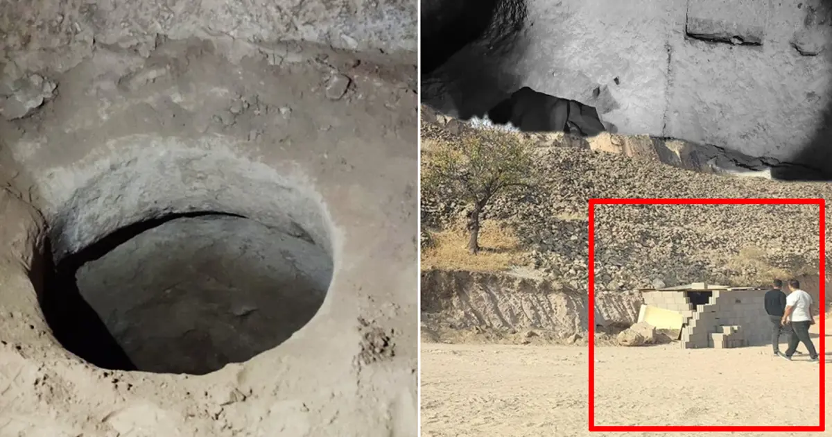 Yer altı şehri keşfettiler, Kapadokya'daki gizli tünelde yakalandılar