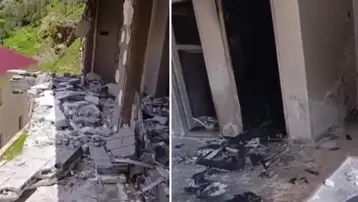Kaplıcada ortalığı savaş alanına çeviren patlama