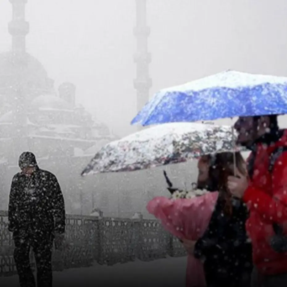 İstanbul’a kar geri döndü