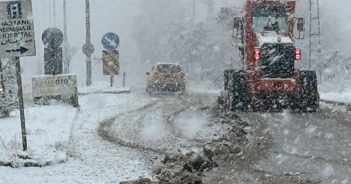 68 ilde sarı alarm. Sıcaklık 7 derece düşüyor, kar başlıyor