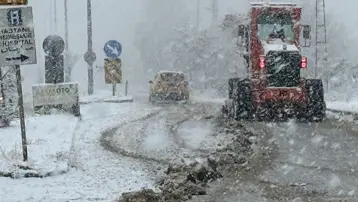 9 ile uyarı yapıldı. Kar daha da kuvvetli yağacak