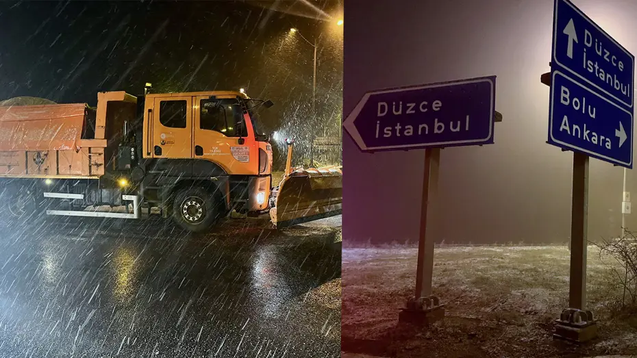 Kar mesaisi başladı  