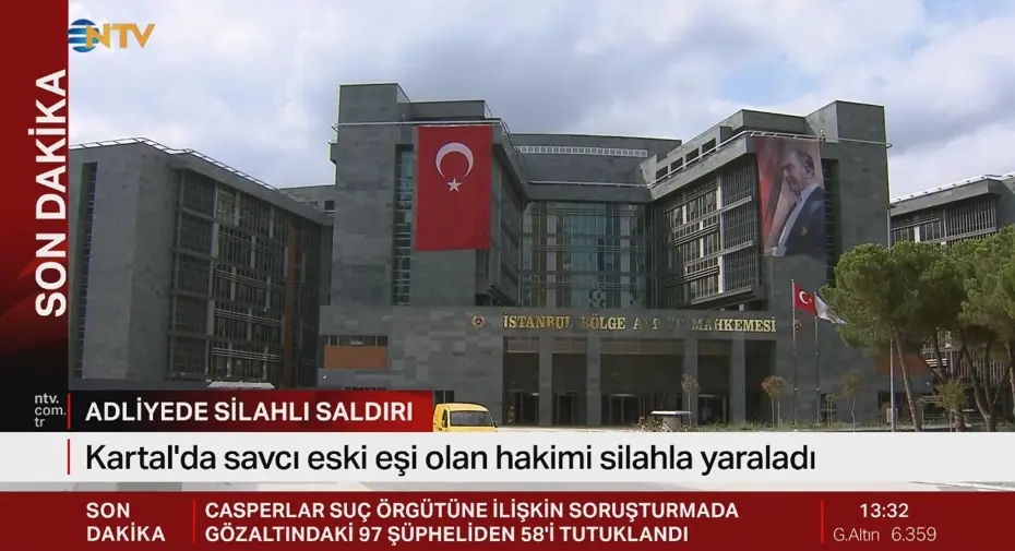 Adliyede silahlı saldırı! Savcı, kadın hakimi vurdu