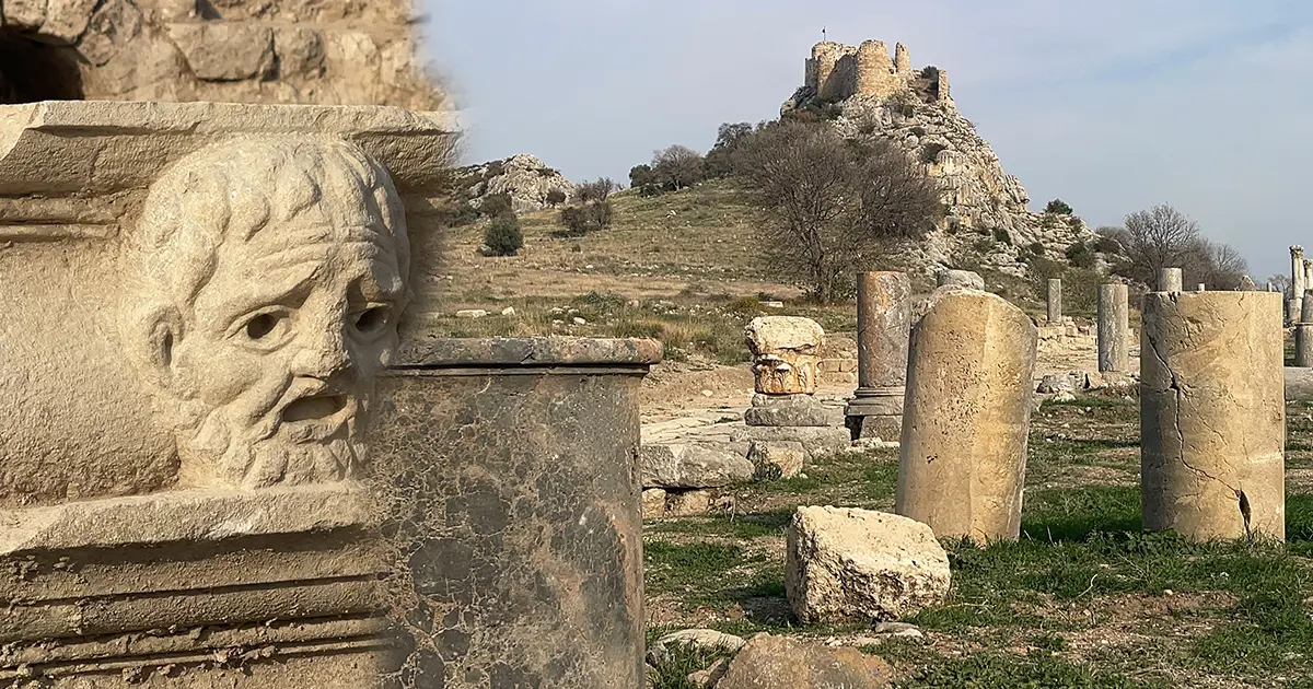 Çukurova'nın Efes'i Kastabala Antik Kenti'nde yeni masklar ortaya çıkarıldı