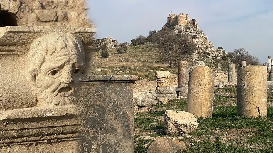 Çukurova'nın Efes'i Kastabala Antik Kenti'nde yeni masklar ortaya çıkarıldı