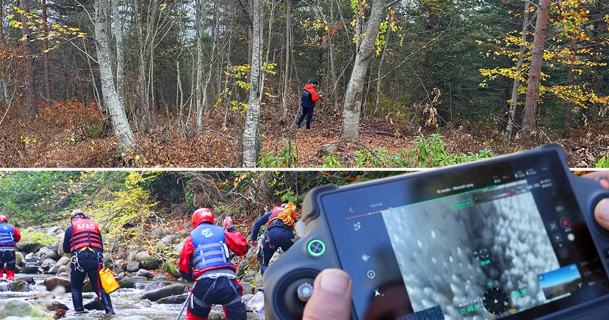 Havada İHA, yerde ekipler: Kastamonu'da kayıp anne ile oğlu aranıyor