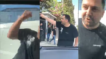 İstanbul trafiğinde kavga. Şoför camını ve kaputu yumrukladı