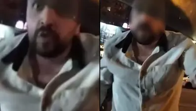 İstanbul trafiğinde kavga! Servis şoförüne kızdı, kafa atarak taksinin camını kırdı