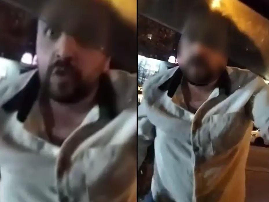 İstanbul trafiğinde kavga! Servis şoförüne kızdı, kafa atarak taksinin camını kırdı