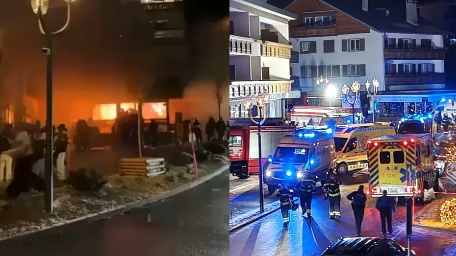 İsviçre'de yılbaşı faciası. Yangında en az 40 kişi öldü onlarca yaralı var