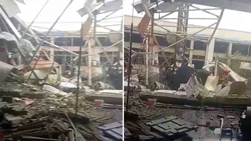 Buhar kazanı patladı, fabrika savaş alanına döndü