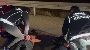 Kayseri'deki uyuşturucu operasyonunda üç tutuklama