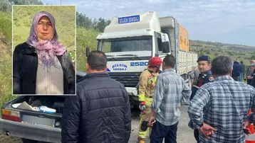 Karı kocayı ayıran feci kaza