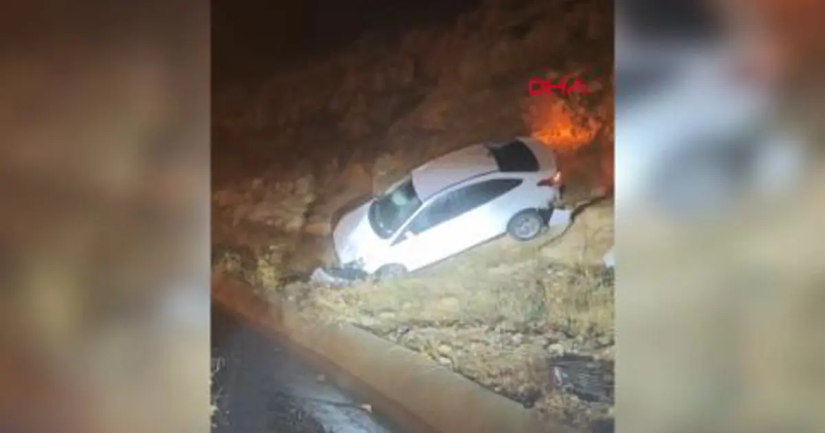 Siirt’te otomobil devrildi: 1 yaralı