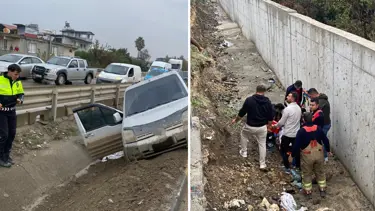 Hafif ticari aracın çarptığı kadın, kanala düşerek hayatını kaybetti