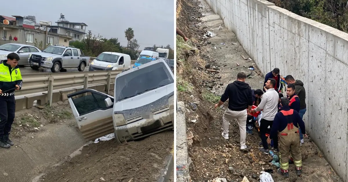 Hafif ticari aracın çarptığı kadın, kanala düşerek hayatını kaybetti