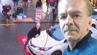Duran otomobile çarpıp kendisini yere atmıştı. Yaşlı adamın kahreden sonu