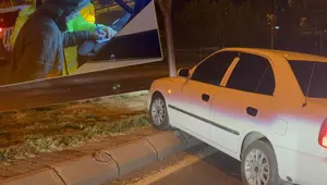 Kaza yaptı, uykuya devam etti