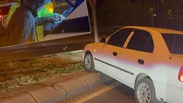 Kaza yaptı, uykuya devam etti