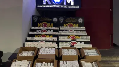 Adana'da binlerce kutu kaçak ilaç yakalandı