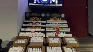 Adana'da binlerce kutu kaçak ilaç yakalandı