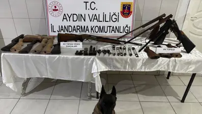 Aydın'da kaçak silah atölyesine baskın